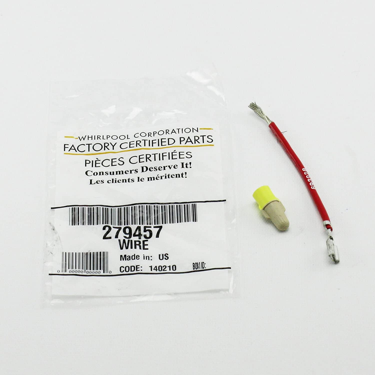 WHIRLPOOL CORP WIRE 279457 | Appliance Parts Company