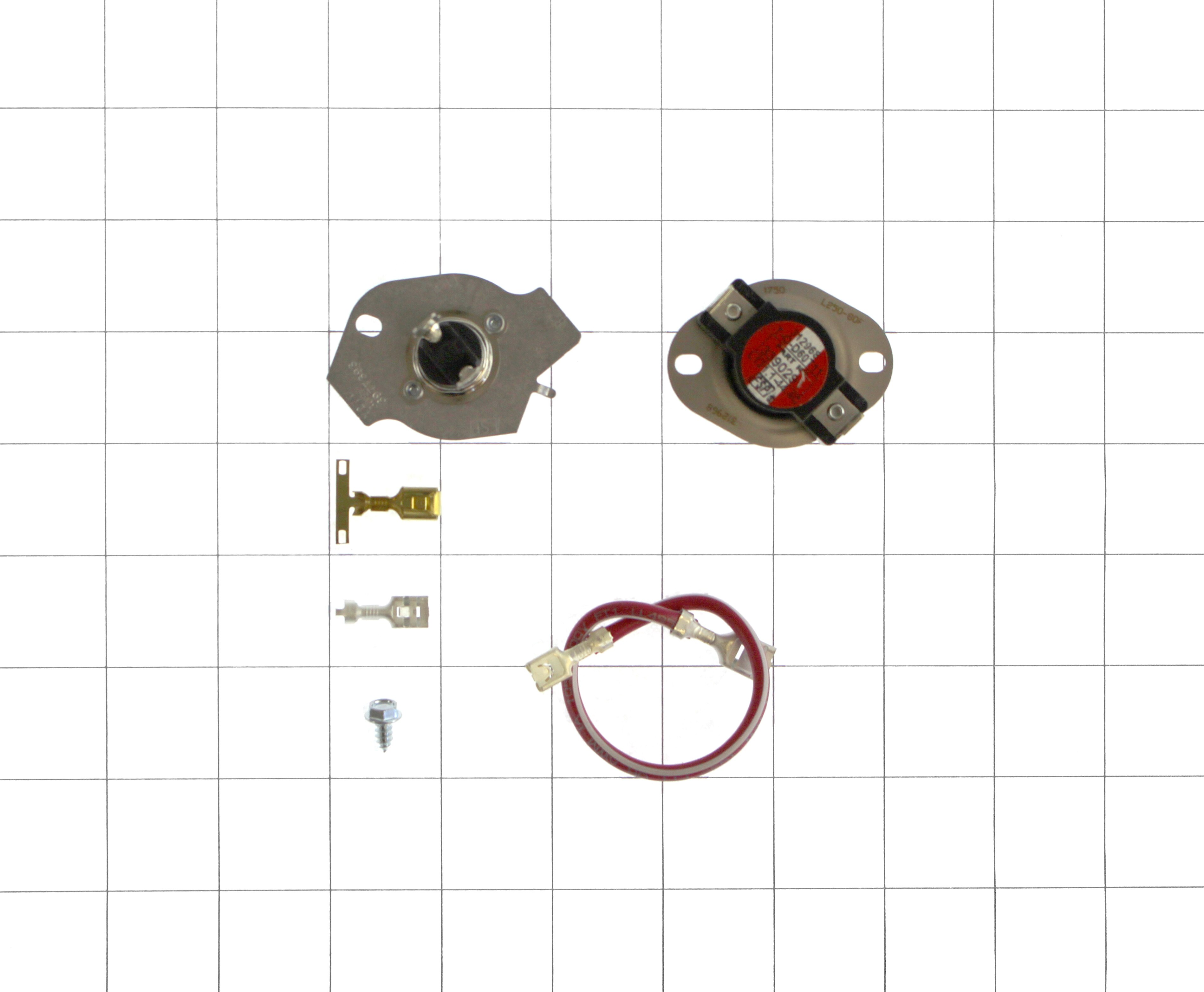 WHIRLPOOL CORP DRYER THERMAL FUSE & HIGHLIMIT THERMOSTAT KIT 279816